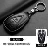 Leather Car Key Case Cover Holder Keychain Shell for Changan CS35 Plus CS55 Plus CS75 Plus Eado UNI T UNI K Oushang X5 X7 EV