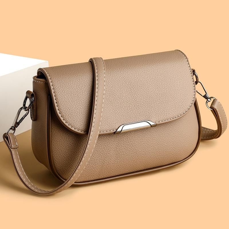 Bag Women's High-value New Big Flip Mailman Small Square Bag Shoulder Messenger Bag Trendy Fashion Versatile Bag