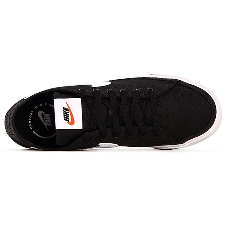 New Nike Court Legacy Canvas Black White Women's CZ0294-001