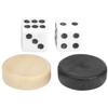 Wooden Box Chess Chessboard Checkers 3 in 1 Checkerboard with Chessman