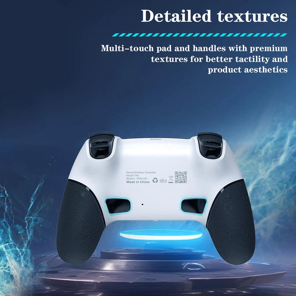 Controller für Sony PS4 Pro Slim PC Joystick Gamepad Kabelloser Bluetooth Joy Pad 6 Achsen Duale Vibration Hall-Effekt Joystick