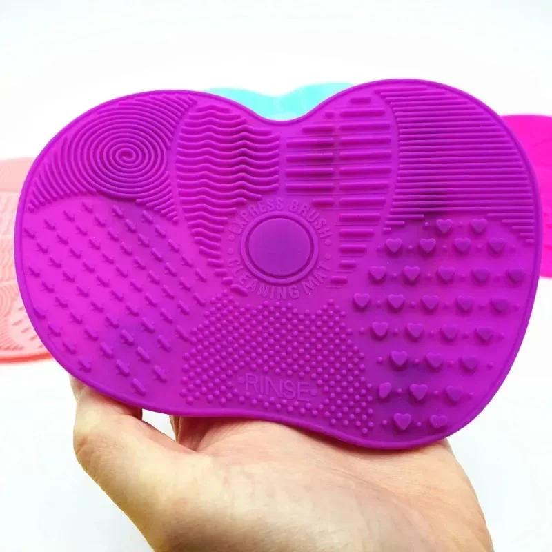 Newest Silicone Makeup Brush Cleaner Pad Cosmetic Brush Washing Gel Cleaning Mat Foundation Scrub Board