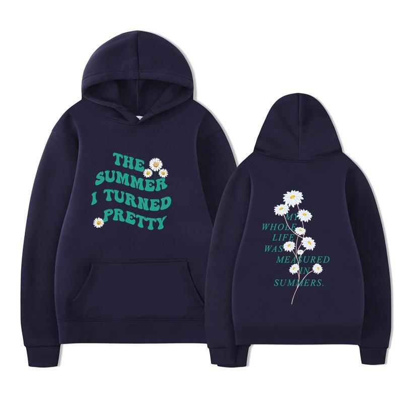 The Summer I Turned Pretty Print Fashion Sweatshirt Hip Hop Casual Unisex Autumn Winter Fleece Streetwear Tops Sudaderas