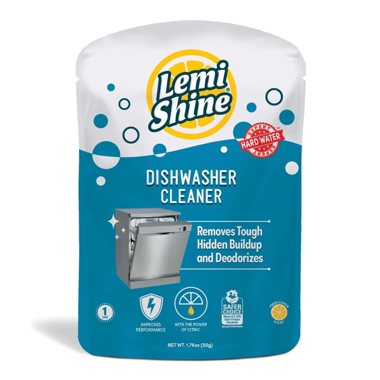 

Lemi Shine Натуральное чистящее средство для посудомоечной машины с лимонной кислотой и натуральным свежим ароматом лимона - (1 кусок)