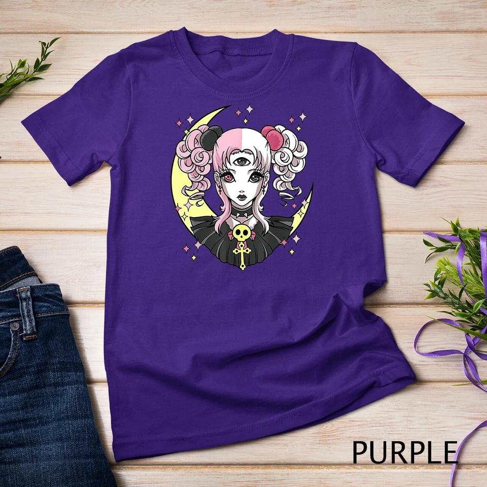Goth Emo Punk Girl T-Shirt Unisex T-shirt 8 L