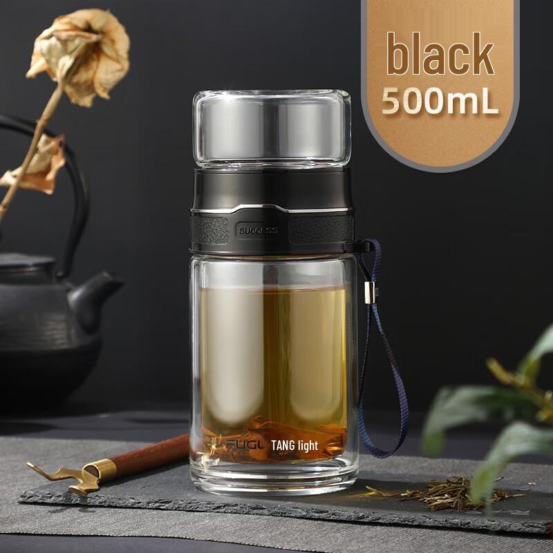 Fuguang Borosilicate Glass Tea Infuser Bottle