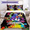 3-teiliges Bettwäsche-Set mit individuellem Namen Rainbow Friends Bettbezug mit Verschluss Enthält 1 Bettbezug & 2 Kissenbezüge, Weich und bequem für alle Jahreszeiten.