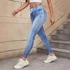 Leggings mit hoher Taille und Kordelzug für Damen, hohe Taille, Stretch, Skinny Slim, Sport, Yoga, Radfahren und Fitness