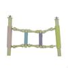 4 Step Bird Ladder Perch for Small Parrots Screw Mounted Sturdy Accessories Cockatiels, Budgies,