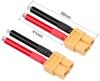 6 Pairs XT60 Connector Cables – Male and Female with 12AWG Silicone Wire + Protective Caps – For RC Drones, LiPo Batteries, Car Chargers