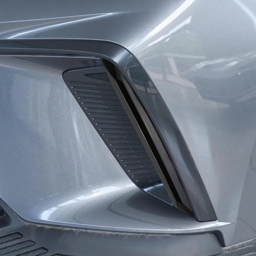 Car Front Fog Light Cover for MG 4 MG4 EV Mulan 2025 2025 Fog Lamp Cover Strip Decoration Sticker 2Pcs Styling Accessories