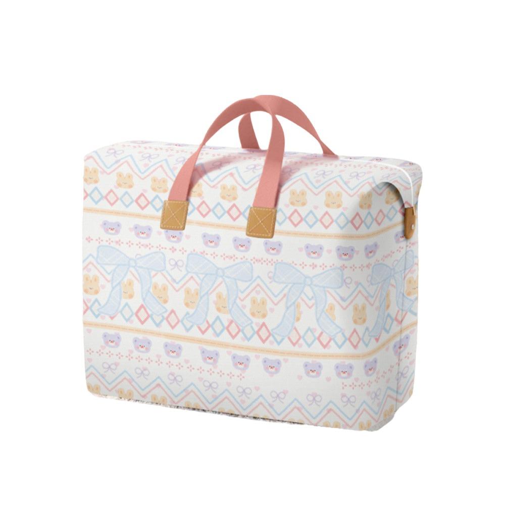 Non-woven Fabric Clothes Quilt Storage Bag Cartoon Moving Packing Bag Luggage Storage Bag  Blanket