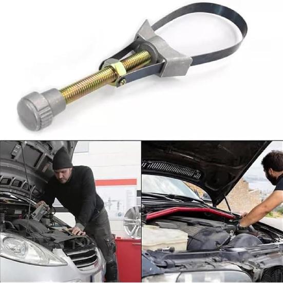 Auto Car Diameter Adjustable Oil Filter Removal Strap Wrench Tool, New Upgrades Adjustable Oil Filter Wrench, 60mm To 110mm Diameter Adjustable