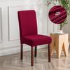 T -Shaped Water Resist Jacquard Chair Cover For Dining Room Hotel Banquet Home Use Decor Spandex Elasticity Stool Chair Seat Cover