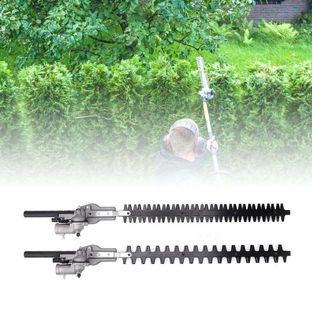 Hedge Trimmer Head 9 Spline High Pole Brush Grass Cutter Harvester Mower For Garden Tools Spare Parts