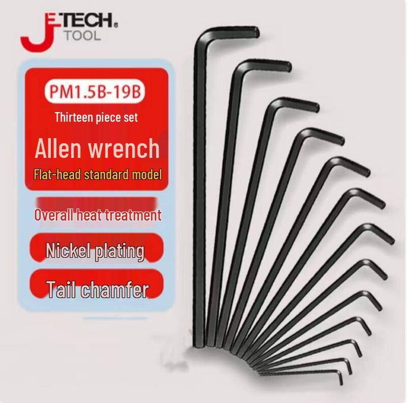 SMVP Nickel-Plated Hex Key Set CN plug (adapter included)