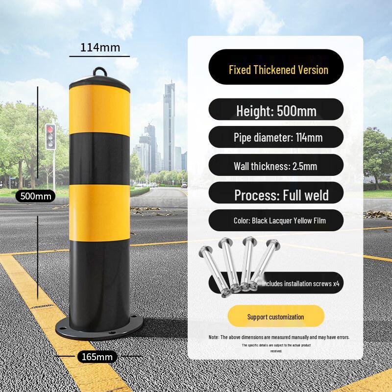 Fixed Heavy-Duty Steel Safety Post