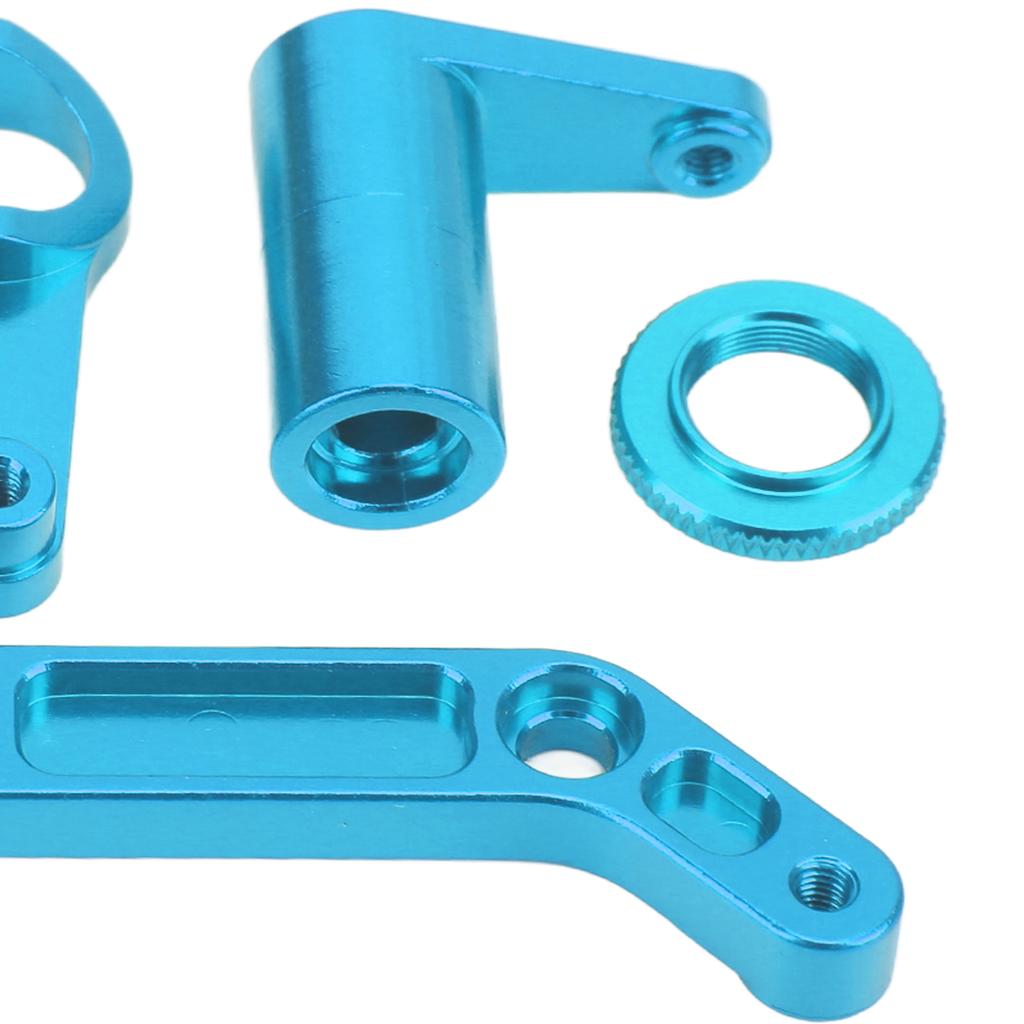 RC Steering Assembly Aluminum Alloy Replacement   Upgrade Repairing Parts for JLB 1Celsius10 Trucks