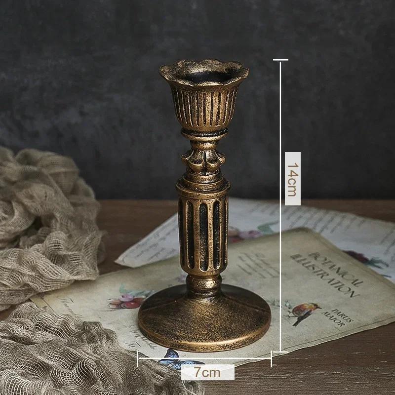 1 Pcs Retro Candlestick Photography  Photo Props Ins Wind Candle Shooting Background Home Ornaments Simple and Generous