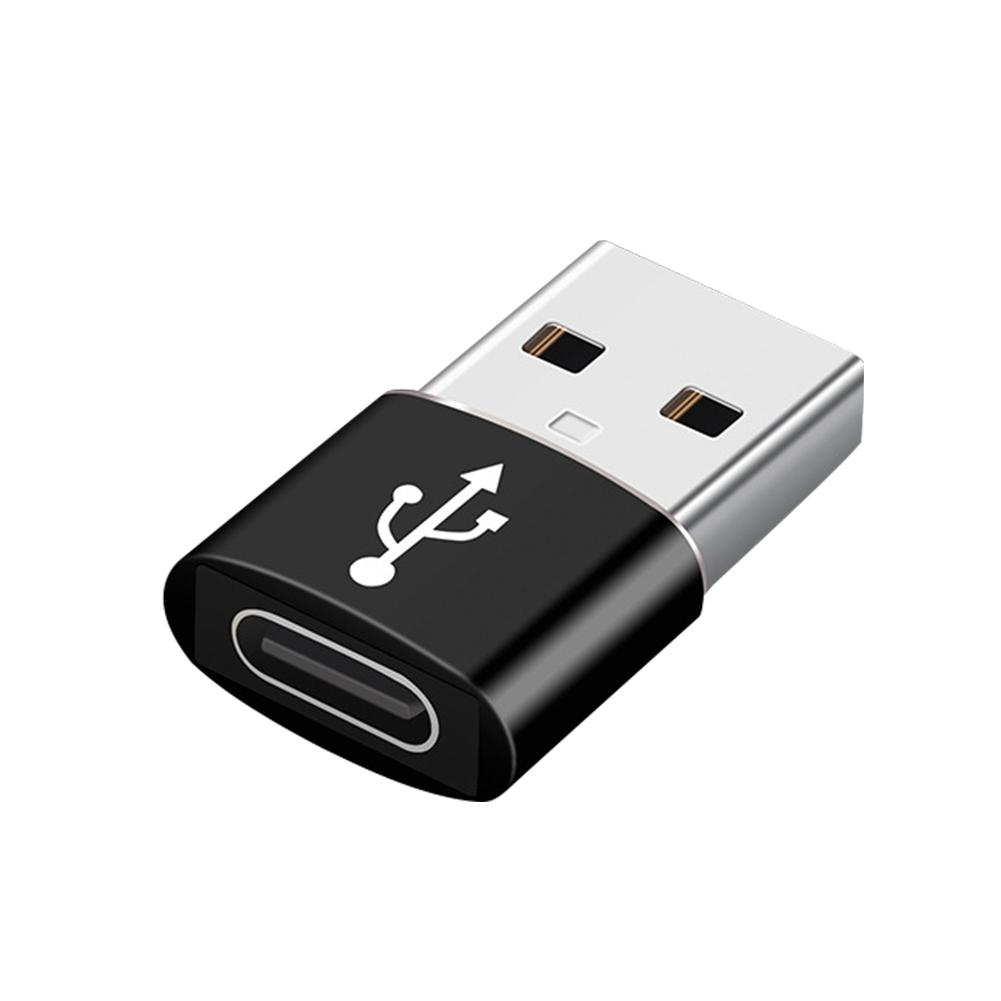 

2x USB 3.1 Type C Female на USB 3.0 A Male адаптер для передачи данных и зарядки (черный) К