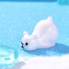 Mini Realisitic Animals Figurines Resin Polar Bear Penguin Seal Iceberg Figures Miniature Cake Toppers For DIY And Statues
