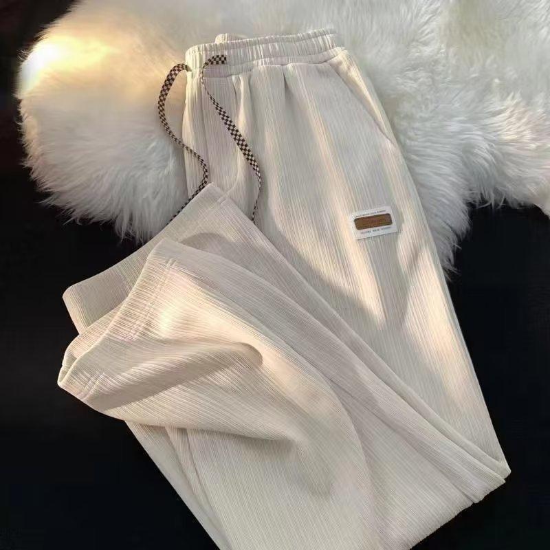 

Мужские весенне-летние трансграничные свободные спортивные брюки прямого кроя - модные повседневные спортивные брюки на осень L