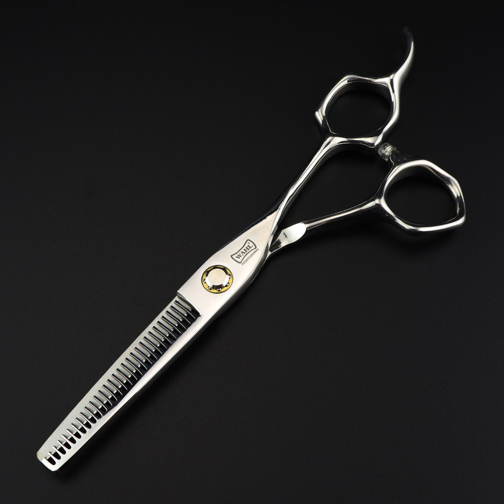 

6.0 inch Waldorf Z-108 bearing screw personality, hair scissors, hair scissors, flat scissors, bangs scissors Straight head & chromium vanadium stainless steel