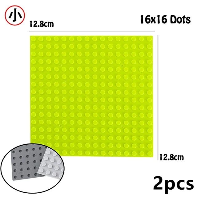 City Classic 32x32 32x16 16x16 Dots Baseplate Road Plate Straight Curved River Baseplate Assembly Block Figures Building Blocks