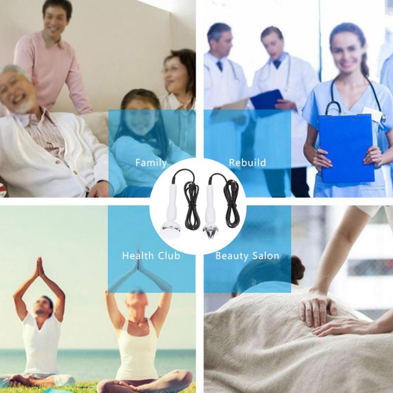 Face Eye Ultrasound Probe Tip Probe Flat Massage Head For Ultrasonic Beauty Instrument Accessories