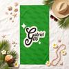 Gabriel Bortoleto Soft Beach Towel Stylish Beach Pool Towel for Summer Seaside Vacation Travel