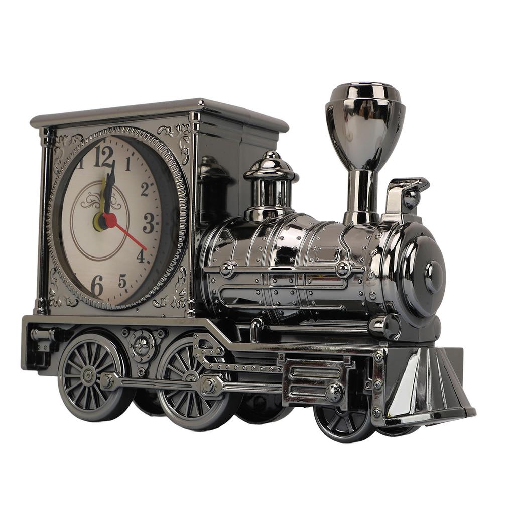 Vintage Κεφαλή Τρένου Ξυπνητήρι Επιτραπέζιο Επιτραπέζιο Ρολόι Χρόνου Μοντέλο Τρένου Διακόσμηση Σπίτι Φοιτητές Παιδικό Υπνοδωμάτιο