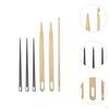 Tapestry Weaving Tools Big Eye Pins Crafts Making 6Pcs Set DIY Bamboo Large Smooth