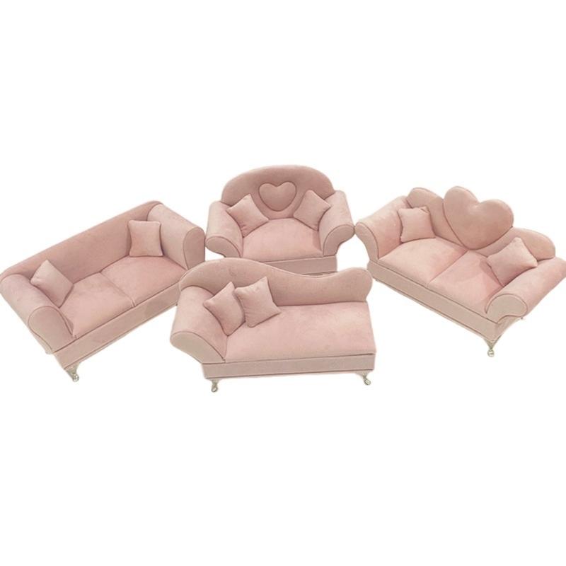 Miniature 1/6 Scale Dollhouses Furniture Sofa Jewelry Storage Box for Doll House Accessories