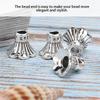 50Pcs Silver Bracelet Beads Pendant Alloy Bead Cap DIY Jewelry Findings  Professional Jewelry Makers