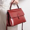 Nuova Borsa a Mano in Pelle con Fantasia Coccodrillo, Borsa a Spalla a Forma di Conchiglia, Borsa Versatile da Donna, Borsa a Tracolla Retro in Pelle di Mucca
