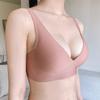 Plus Size Seamless Wirefree Bra For Big Bust Cdef Cup Women