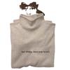 Autumn/Winter Korean Style Half-High Neck Knit Sweater - Long Sleeve Solid Color Commuting Top