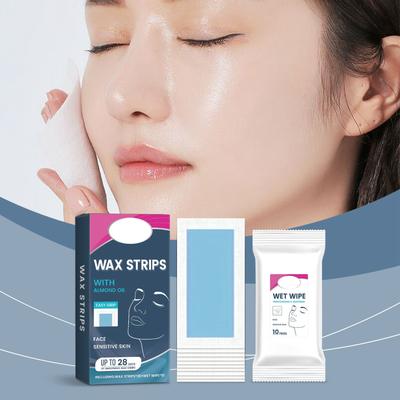 Facial Hair Removal Wax Paper Set, Facial Smooth Hair Removal Wax Strips,5ml