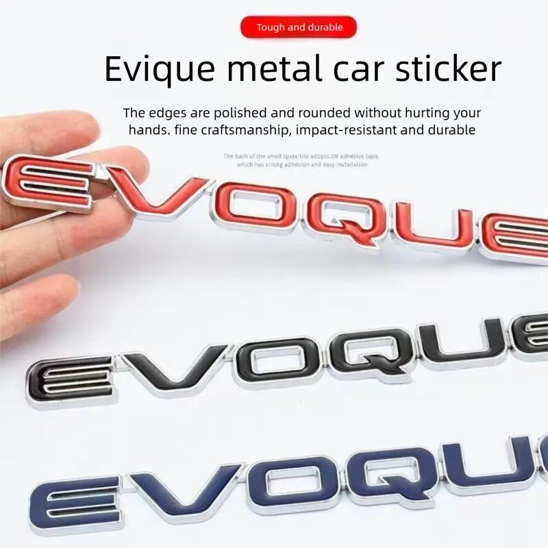 Modified Car Emblem Badge Sticker for Land Rover Range Rover Evoque Autobiography Rear Trunk XS2