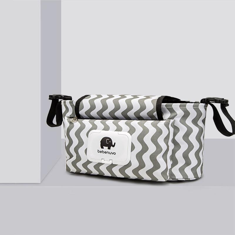 Waterproof Stroller Mummy Bag Baby Diaper Nappy Bag Baby Organizer Bag Travel Carriage Cart Basket Hook Stroller Accessories