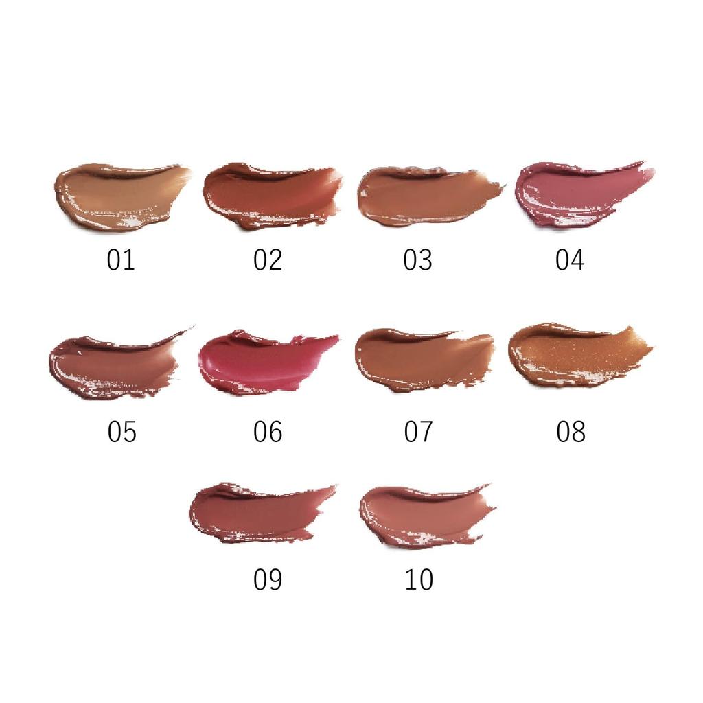 RMK Dewy Melt Lip Color [All 8 Color Refills and Lip Case], Long-lasting Lipstick