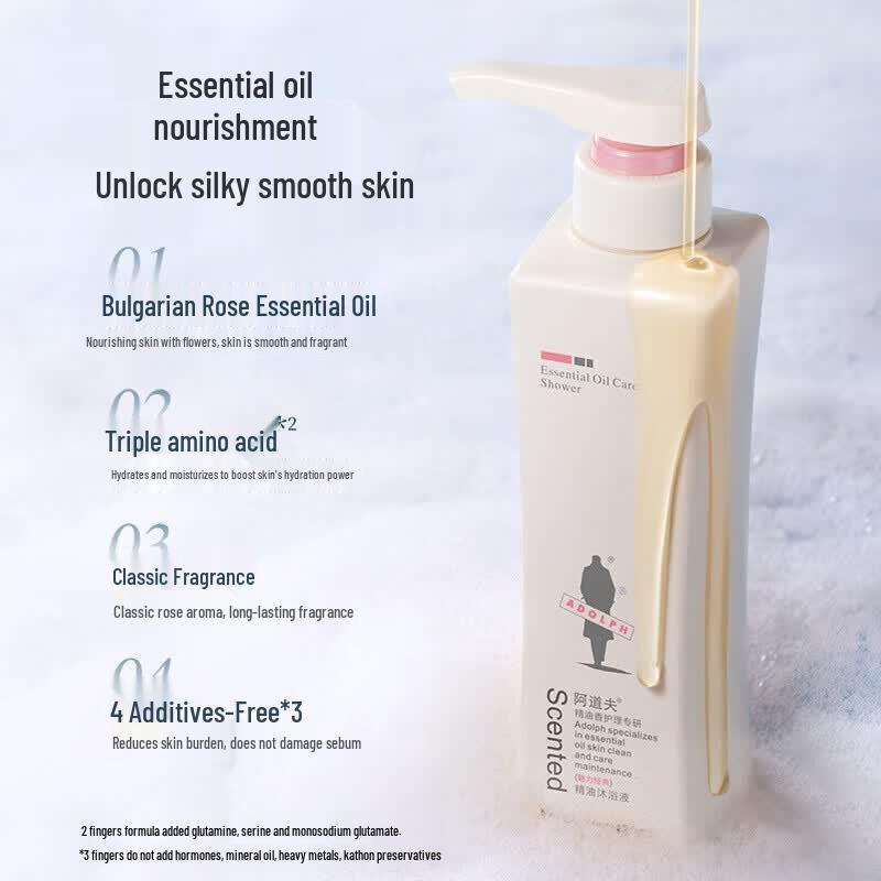 Adolph Fragrance Essential Oil Moisturizing Body Wash