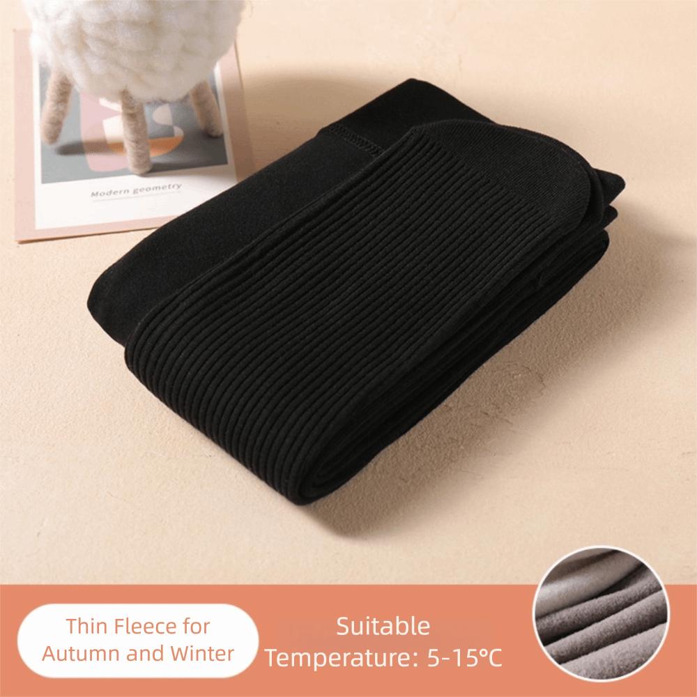 Warm Winter Kids Pantyhose Combed Cotton Vertical Stripe Pantyhose Soft Plush Panties Girls