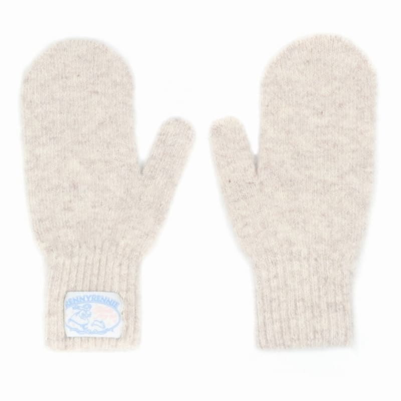 RENNYRENNIE ANGORA FLUFFY GLOVES [ OAT ] - Angora Fluffy Wool Gloves (G002OT)