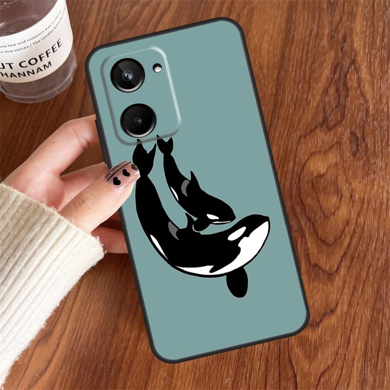 

Killer Whale For Realme 10 11 12 13 14 15 Pro Plus C65 C71 C75 C55 C63 C61 C53 C67 C35 GT6 GT7 Pro Case Realme GT7
