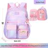 Primary School Rainbow Backpack for Girls - Cute, Large Capacity, Side-Opening