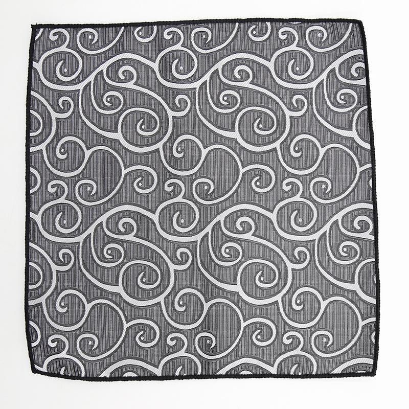 Square Scarf Suit Pocket Towel Wedding Groom Best Man Red Embroidery Business Square Scarf Pocket Towel