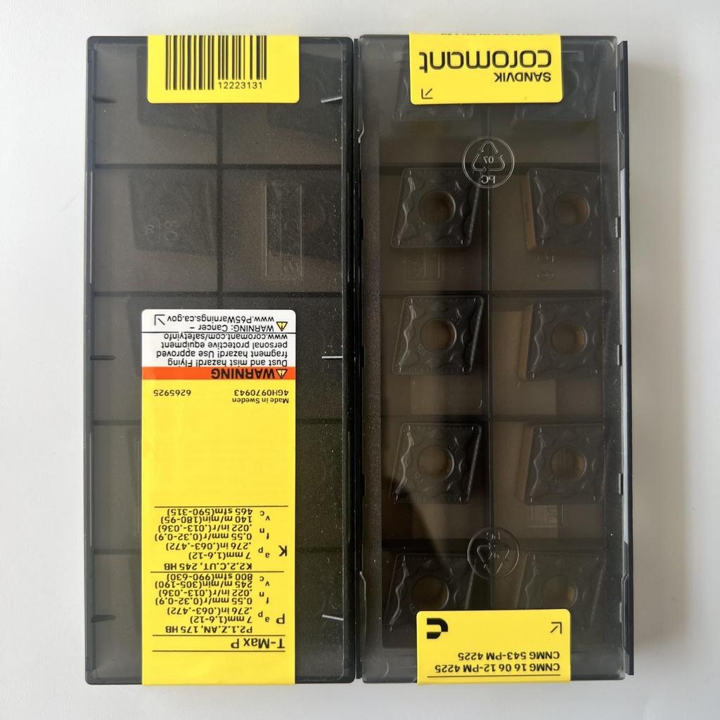 Sandvik / CNMG160612-PM 4225 / Original Swedish Hard Alloy Blade 10 Pcs