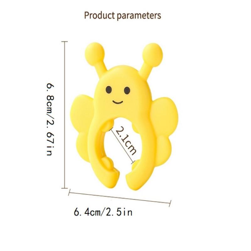 1 Stück Silikon Spatelablage Kleine Biene Verbrühschutz Überlauf Topfclip Löffelhalter Clip Universelle Schaufelablage Küchenhelfer