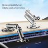 Multifunctional 17mm Ball Base Aluminum Alloy Adhesive Mount Support Suitable for Car Phone Holders & Navigation Systems
